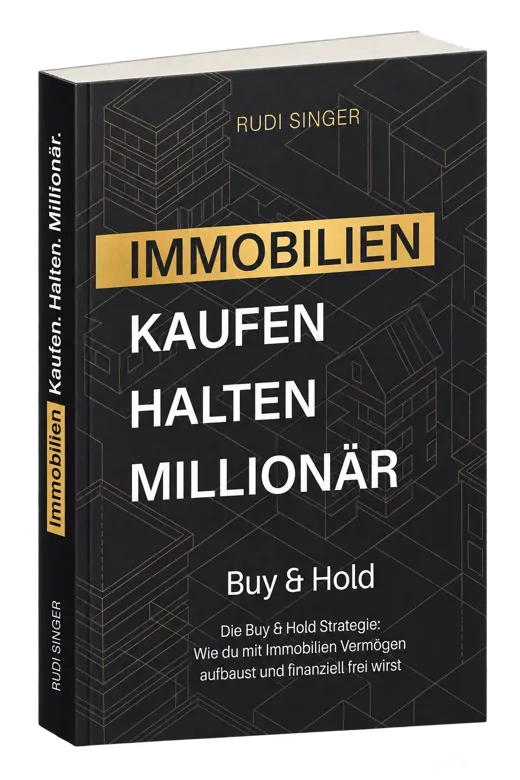 Buch „Immobilien kaufen. halten. Millionär.“ von Dr. Rudi Singer