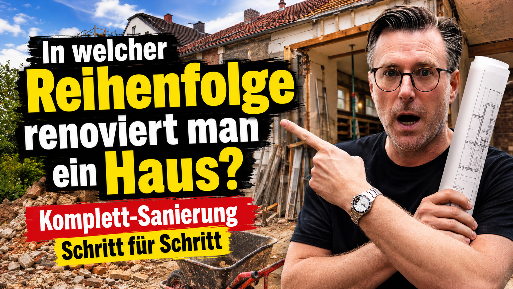 Die richtige Reihenfolge der Renovierung eines Reihenhauses